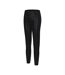 Womens/ladies Move Patterned High Rise Leggings Black Biba-3
