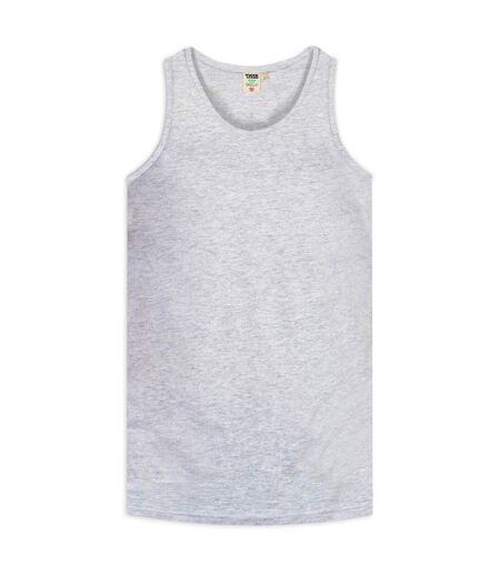 Duke Mens Fabio-1 Muscle Vest (Grey Melange) - UTDC173
