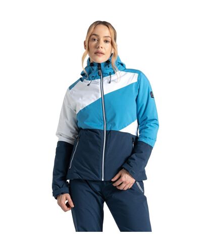 Dare 2B Womens/Ladies Ice Colour Block Ski Jacket (Swedish Blue/Moonlight Denim) - UTRG8991