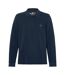 Polo Manches Longues Motif/style Côtelé Homme Bleu Saphir Foncé Timberland-1