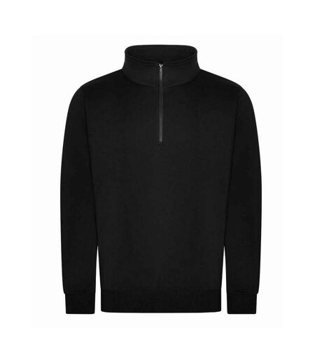 PRO RTX Mens Quarter Zip Sweatshirt (Black) - UTPC5374