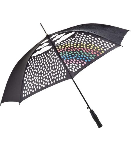 Parapluie - change de couleur sous la pluie - FP1142C - noir - arc en ciel - COLORMAGIC