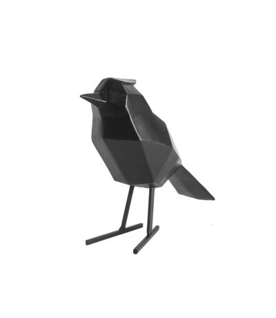Statuette de décoration oiseau en Polyrésine - Noir