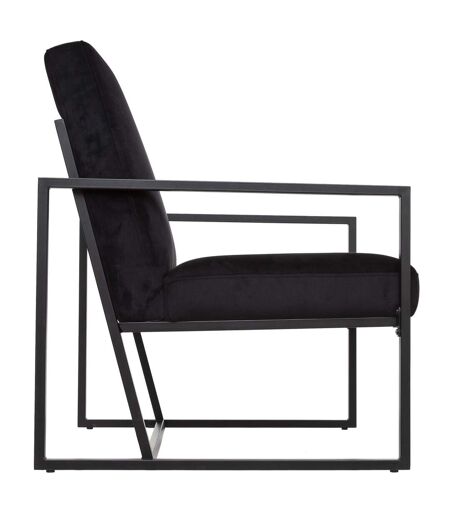 Fauteuil contemporain en velours