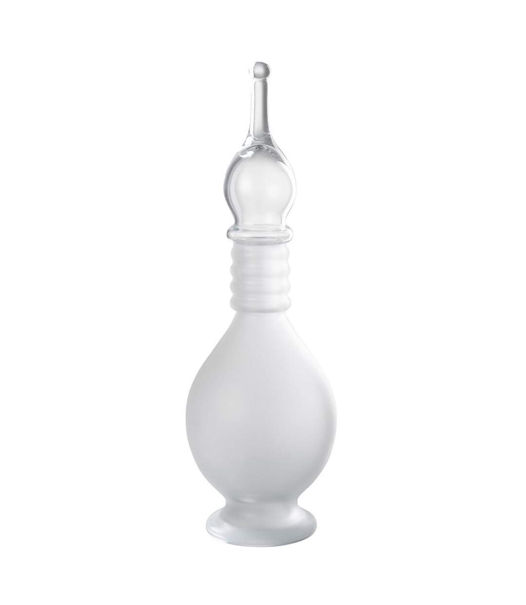 Vase Bouchon Fiole en Verre Jo 40cm Transparent-1