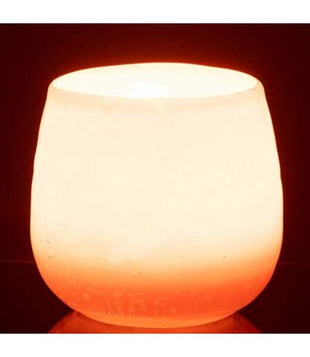 Vase Design en Verre Juliette 11cm Orange & Rose