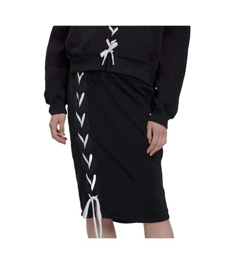 Jupe Noir Femme Adidas Laced Skirt - 34