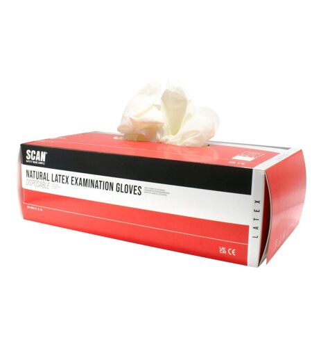 N latex examination gloves large multi colour SCA