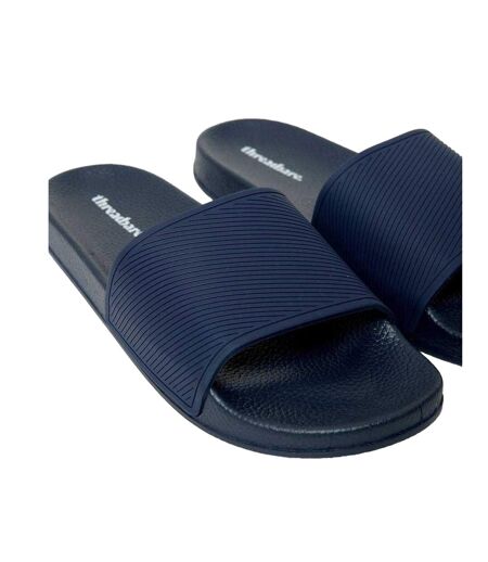 Mens Arlo Slides Navy Threadbare