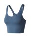Womens/ladies Jaida Cut-out Back Sports Bra Granite Grey The North Face-2