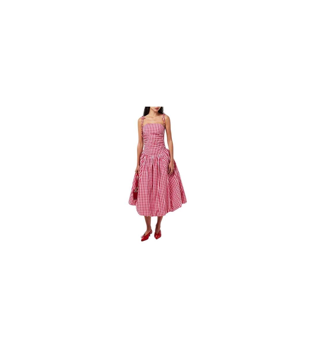 Womens/ladies Alexa Midi Dress Check AmyLynn-1
