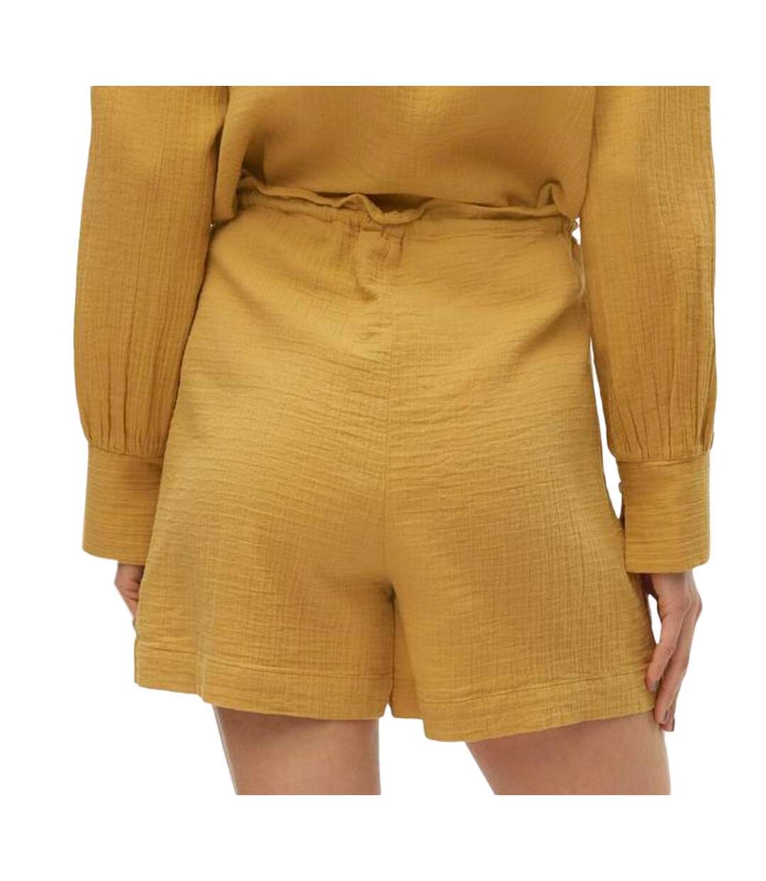 Short Jaune Femme Vero Moda Rikke - L-2