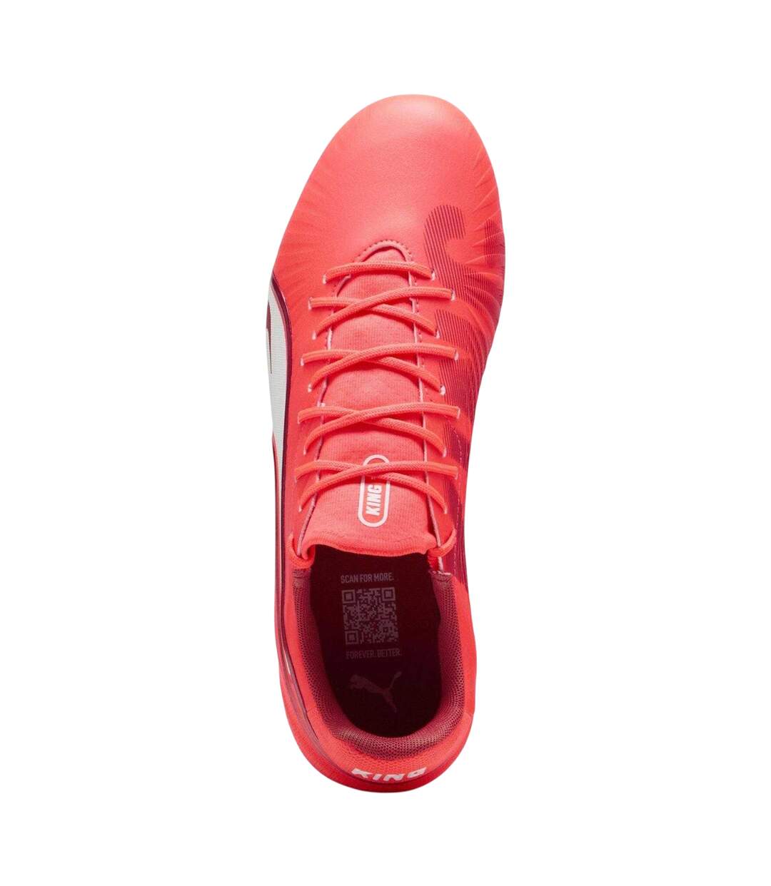 Mens King Match Mg Firm Ground Football Boots Glowing Red Puma-4
