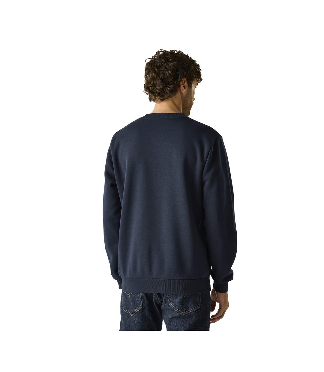 Mens Cotton Sweatshirt Navy Regatta-4
