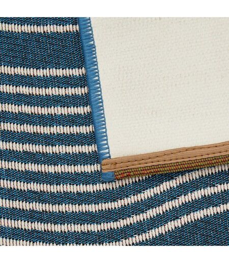 Tapis de Cuisine Antidérapant Nippon 75x200cm Bleu