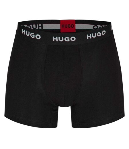 Pack Of 3  Mens Boxer Briefs  Black Hugo