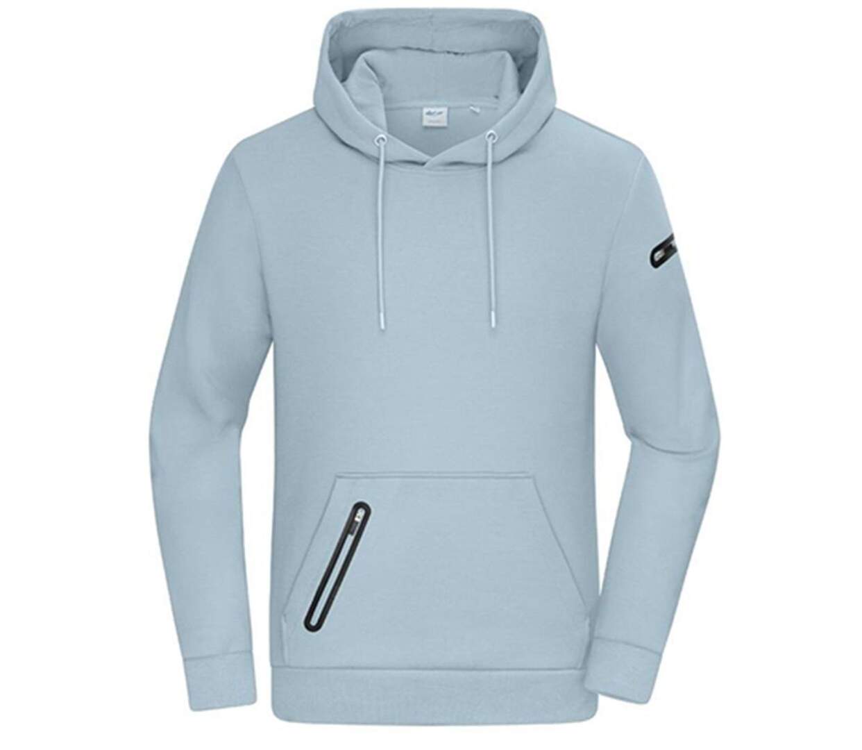 Sweat à capuche - Homme - 8046 - bleu clair laiteux-1