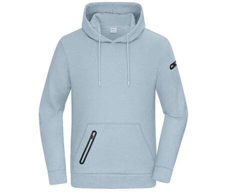 Sweat à capuche - Homme - 8046 - bleu clair laiteux