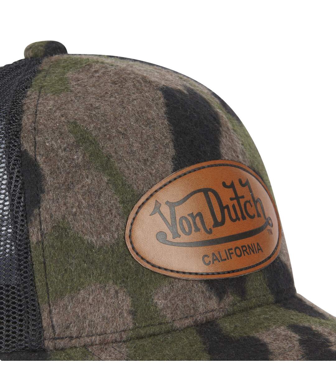 Casquettes Homme en laine baseball avec filet Camo Doux Von Dutch Vondutch-3