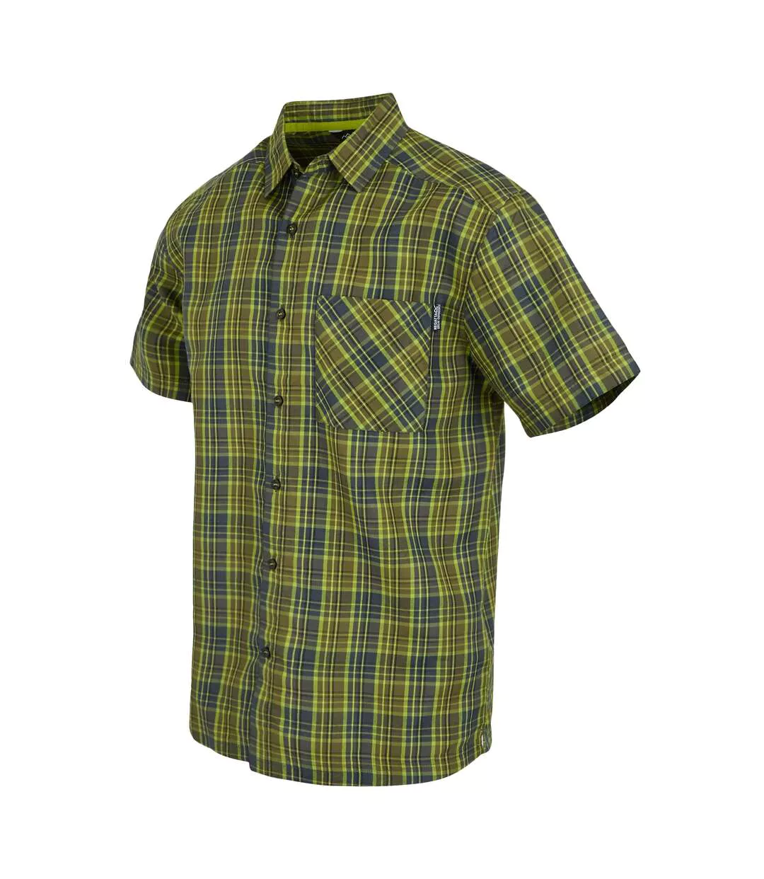 Chemise Mindano Homme Vert Néphrite Cendre Regatta-3