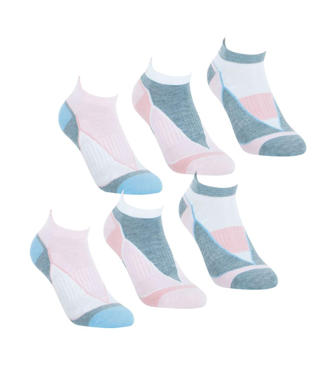 Lot de 6 paires de chaussettes basses femme Lifestyle Wilson