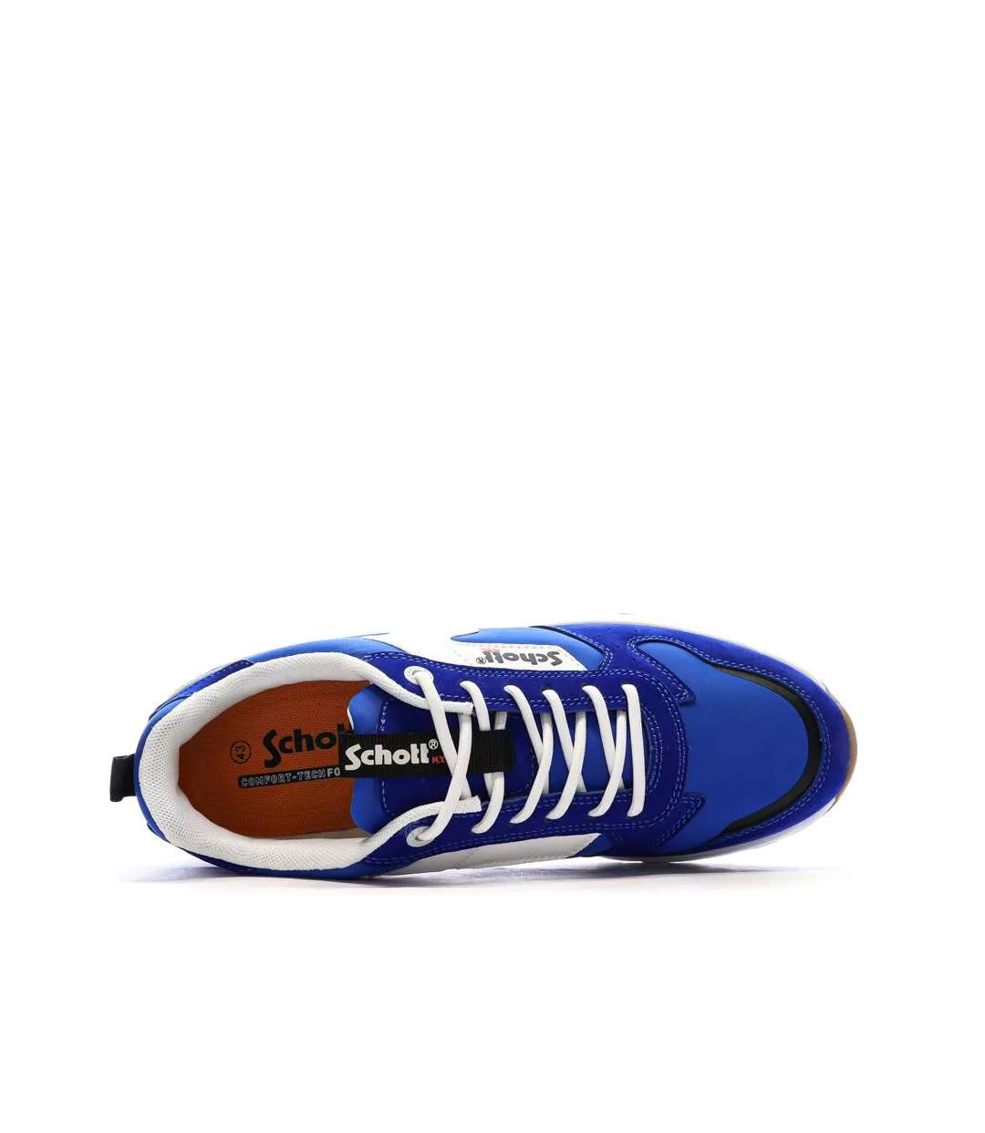 Baskets bleu homme schott maki-4