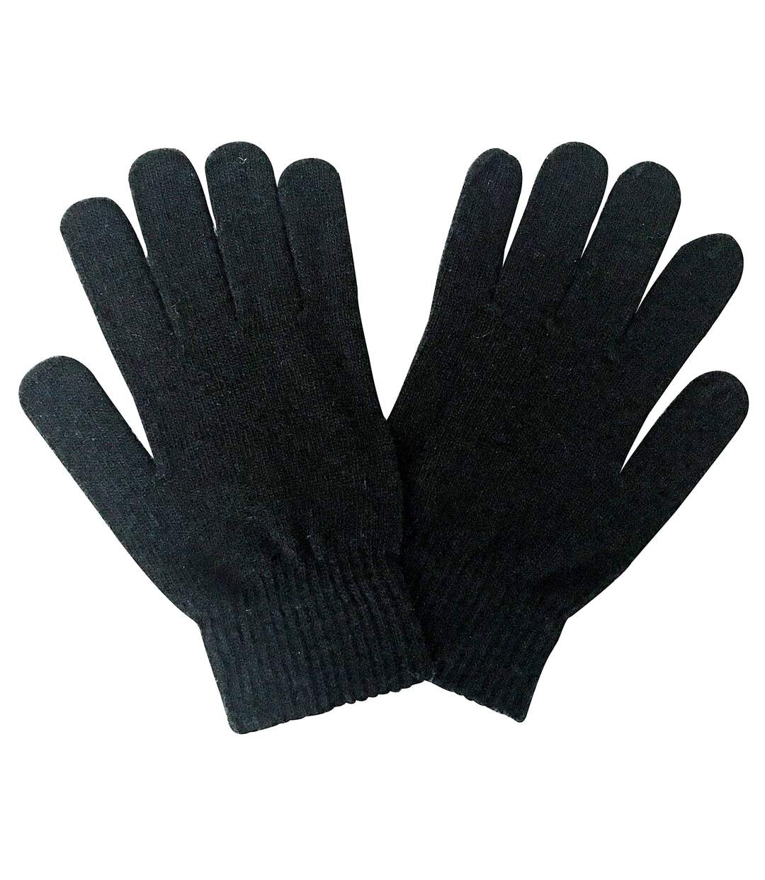 Mens Thin Knitted Winter Magic Thermal Wool Gloves-1