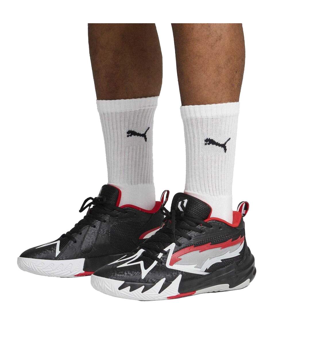 Mens Scoot Zeros O.d.d. City Basketball Shoes  Black Puma-1