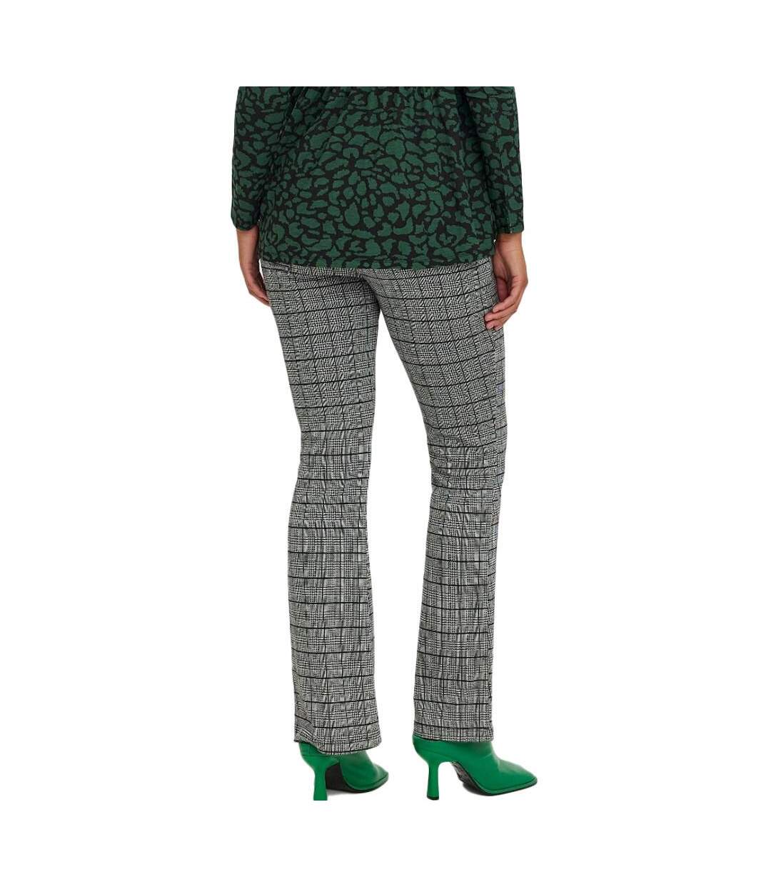 Legging de grossesse noir/gris femme mamalicious noelli - l-2