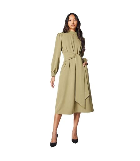 Robe mi-longue valerie femme olive Principles