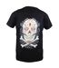 T-shirt homme manches courtes - Tête de mort 12289 - noir