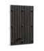Panneau Mural Nervuré Nimes 114cm Marron Foncé-2
