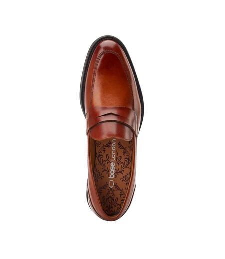 Mocassins kennedy homme marron clair Base London