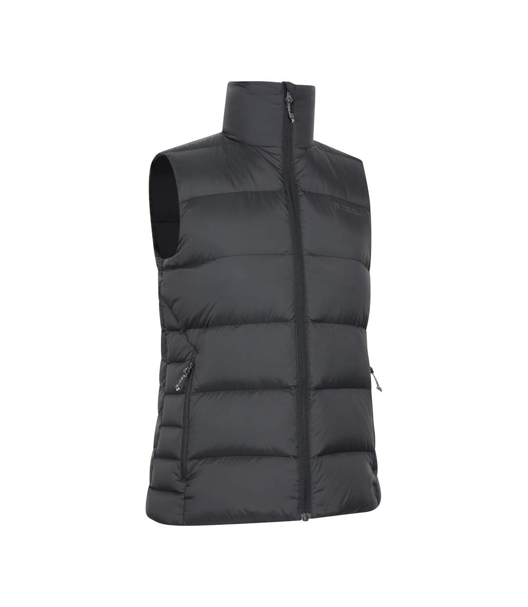 Womens/ladies Stratus Packable Gilet Black Mountain Warehouse-4