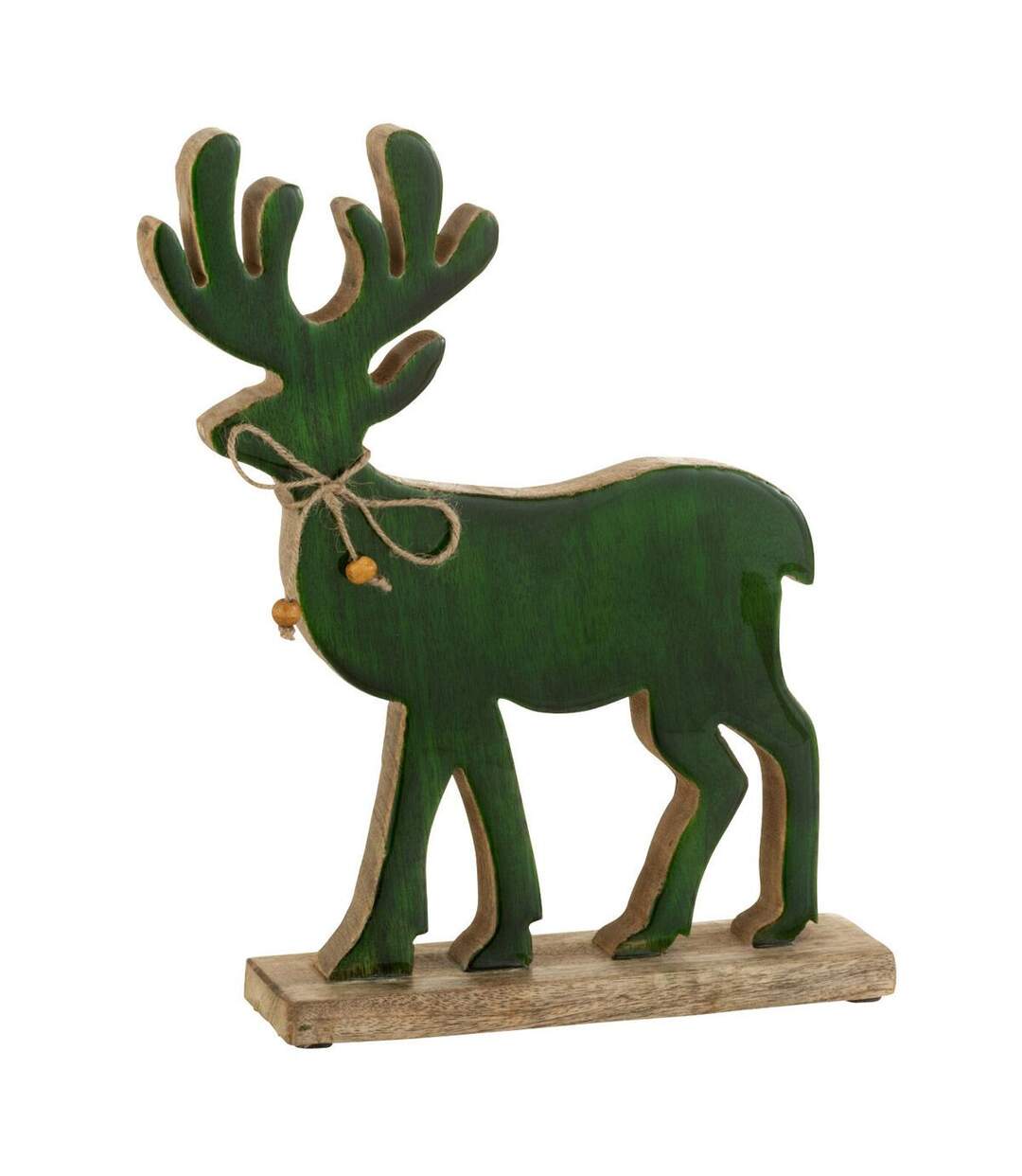 Statuette Déco Renne Gabriel 30cm Vert-1