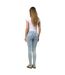 Womens/ladies Skinny Jeans Light Blue Noisy May-4