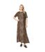 Robe longue femme beige / marron Principles