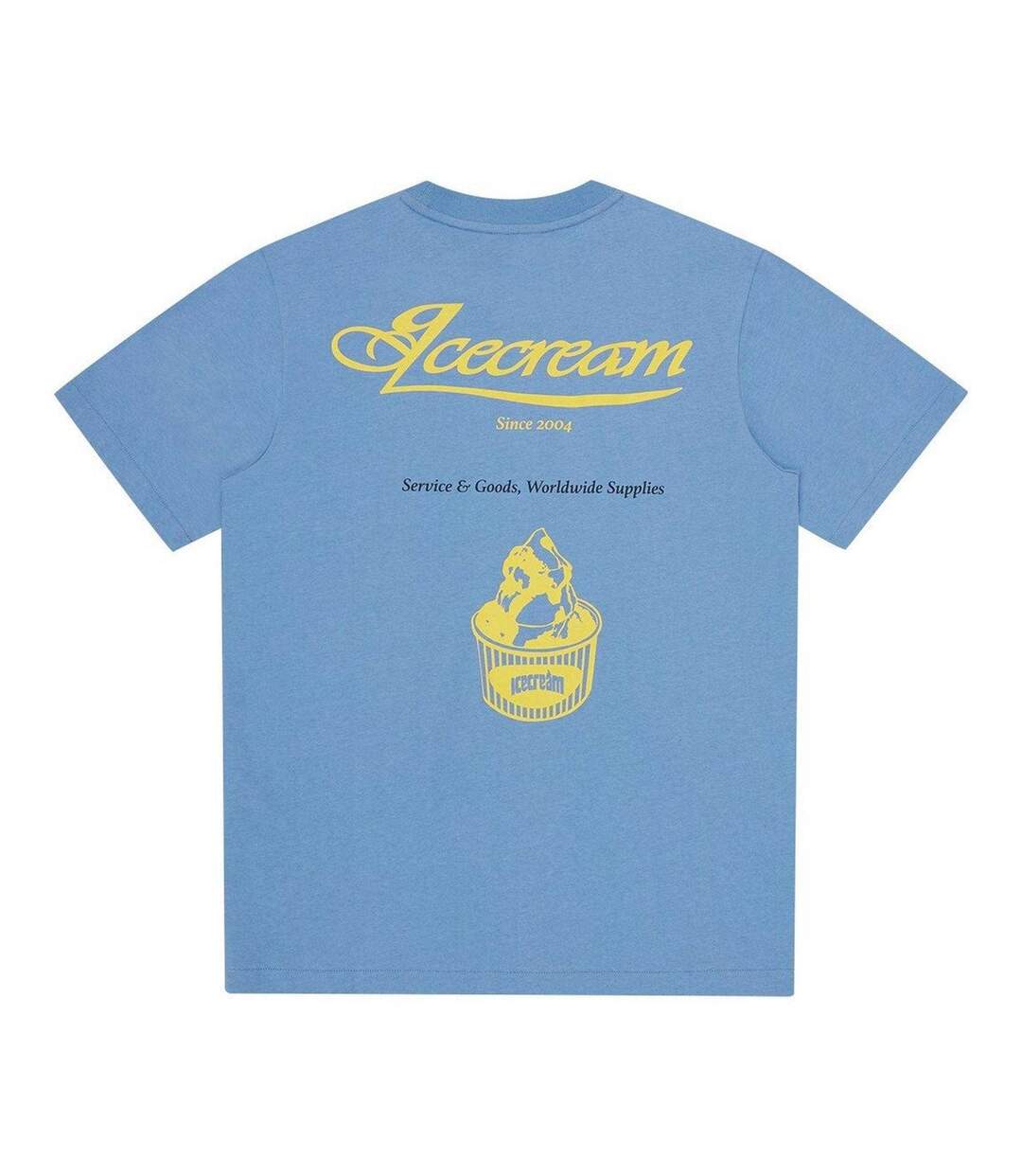 T-shirt Motif/style Imprimé Graphique Homme Bleu Clair ICECREAM-2