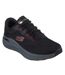 Mens arch fit 2.0 trainers black/red Skechers