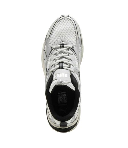 Mens Mileniot 2000 Padded Collar Trainers White Grey Black Puma