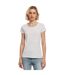 T-shirt Basique Pour Femmes/femmes Blanc Build Your Brand-2