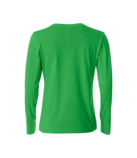 T-shirt Basic Femme Vert Pomme Clique