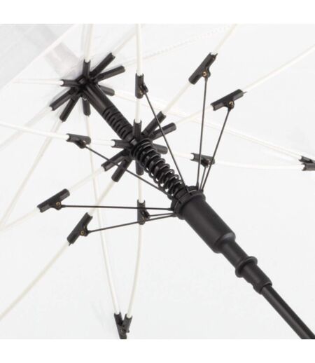 Parapluie canne transparent - FP7112 - bord blanc