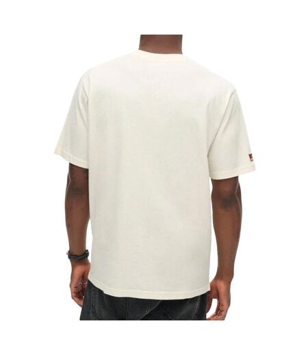 T-shirt beige homme superdry travel postcard