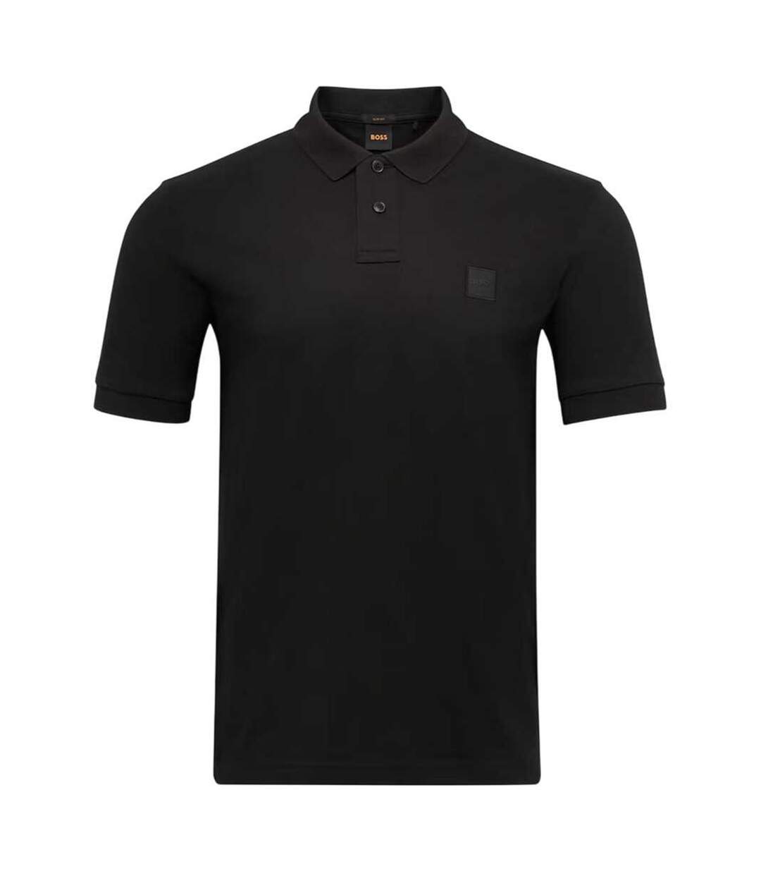 Polo Motif/style Logo Rectangulaire Passenger Homme Noir Boss-2