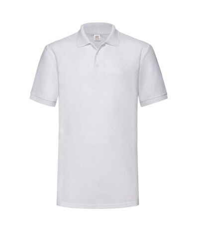 Fruit of the Loom Mens Plain Heavyweight Polo Shirt (White) - UTRW9803