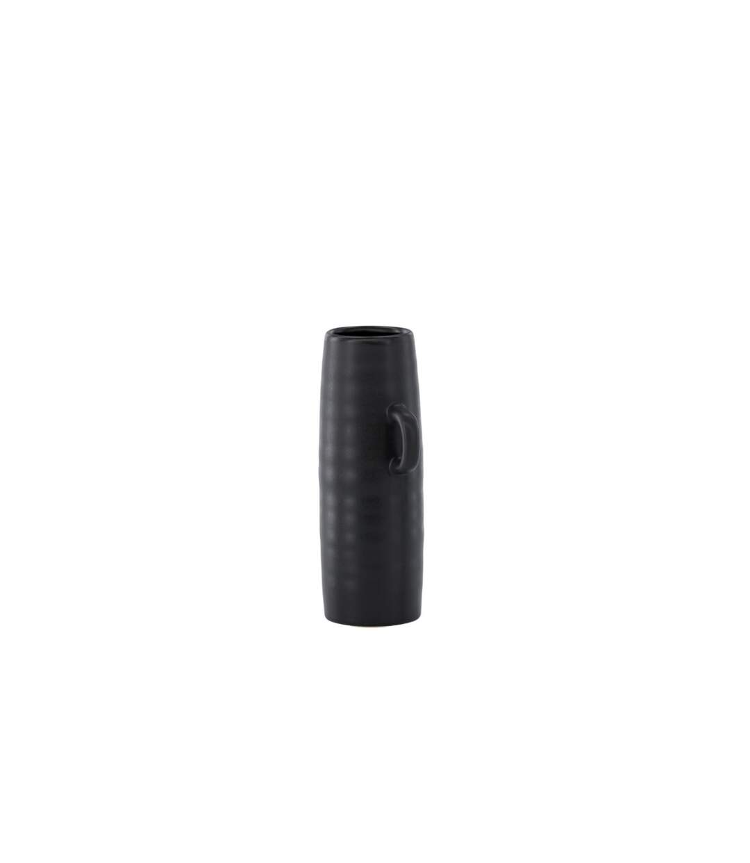 Vase Ondulé en Céramique Cent 25cm Noir-3