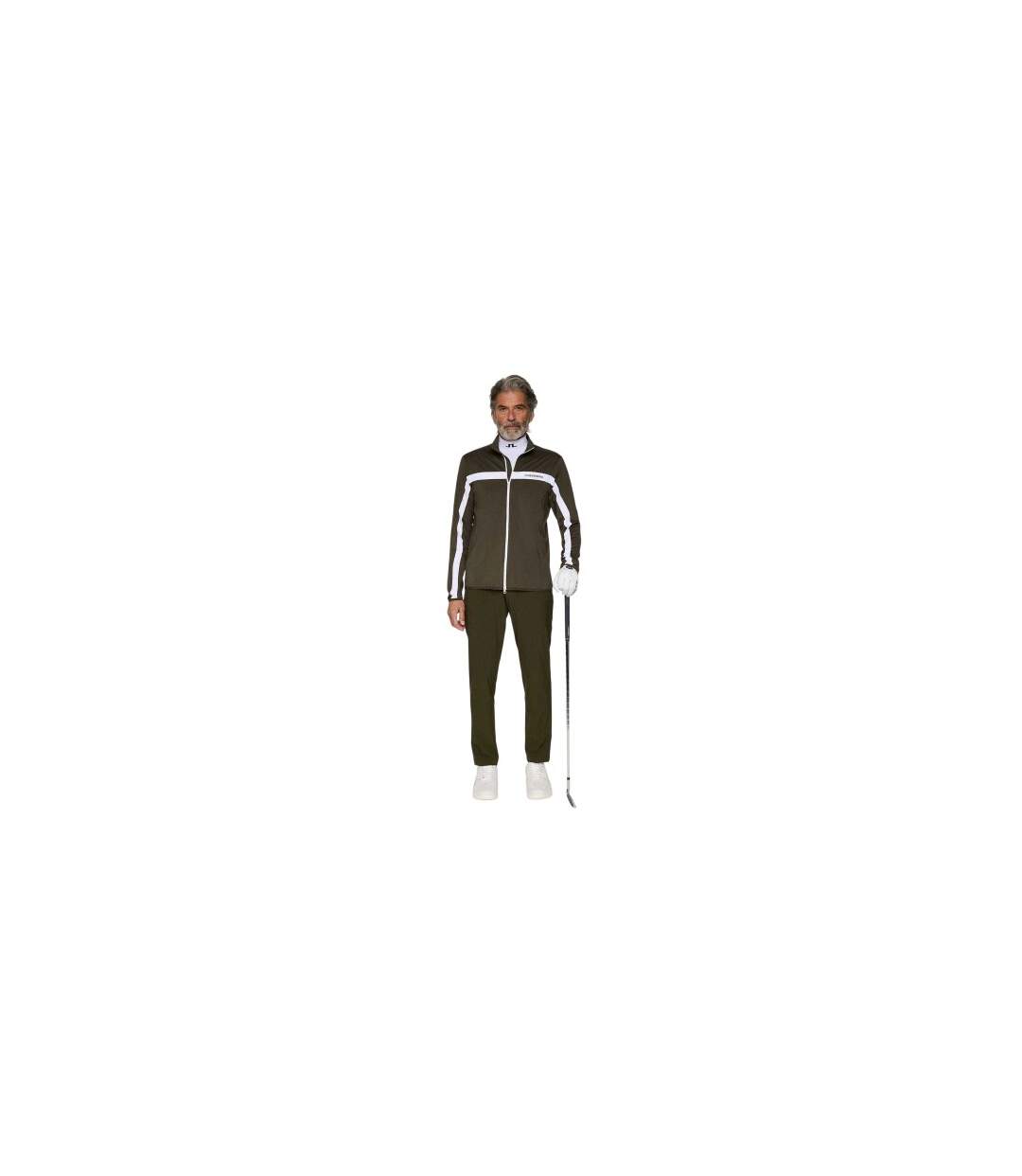 Veste De Survêtement Motif/style Logo Jarvis Homme Vert Sombre J.Lindeberg-1