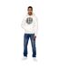 Sweat à capuche camfar homme blanc cassé Crosshatch-3