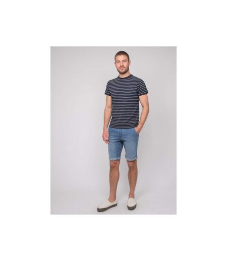 T-shirt coton fines rayures marinière NANOROUL